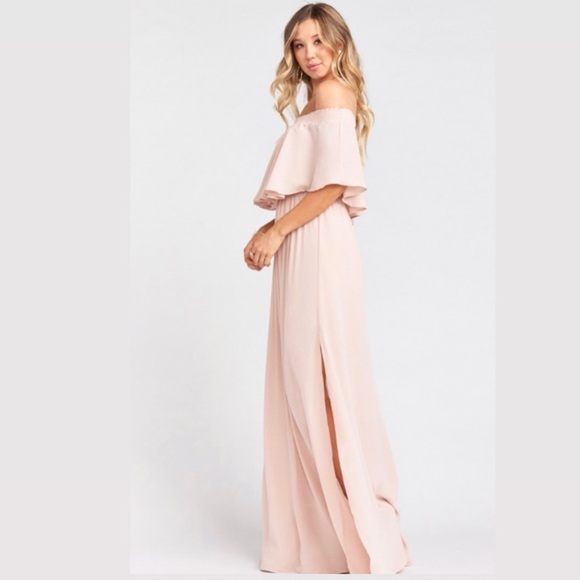 Show Me Your MuMu Hacienda MaXi Dress/ Dusty Blush - Picture 2 of 9